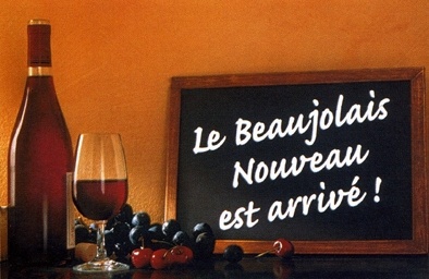 Le Beaujolais nouveau est arrivé! 